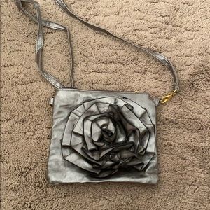 Silver Crossbody Bag